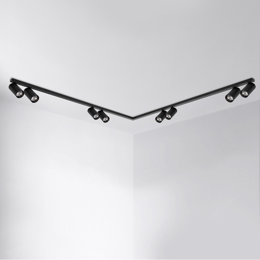 Brilagi - Spotarmatur SELE LONG 8xGU10/30W/230V svart