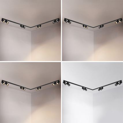 Brilagi - Spotarmatur SELE LONG 8xGU10/30W/230V svart