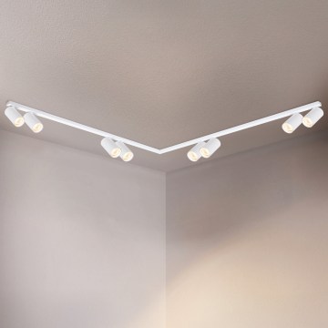 Brilagi - Spotarmatur SELE LONG 8xGU10/30W/230V vit