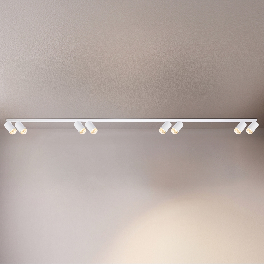 Brilagi - Spotarmatur SELE LONG 8xGU10/30W/230V vit