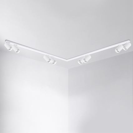 Brilagi - Spotarmatur SELE LONG 8xGU10/30W/230V vit