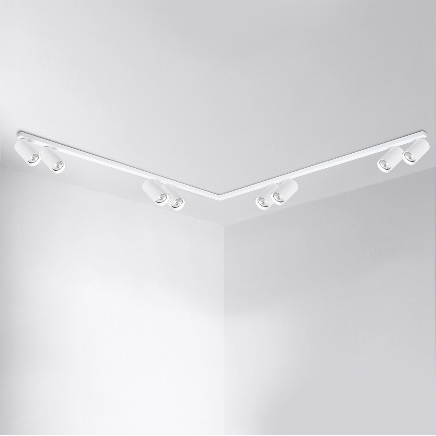 Brilagi - Spotarmatur SELE LONG 8xGU10/30W/230V vit