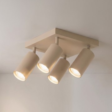 BRILAGI - Spotarmatur SELE SQUARE 4xGU10/30W/230V beige