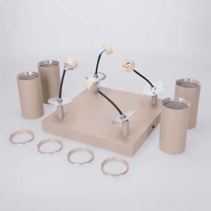 BRILAGI - Spotarmatur SELE SQUARE 4xGU10/30W/230V beige