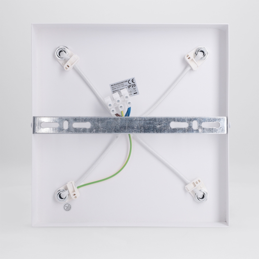 BRILAGI - Spotarmatur SELE SQUARE 4xGU10/30W/230V vit/ekdekor