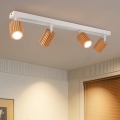 BRILAGI - Spotbelysning MODERN WOOD 4xGU10/8W/230V trä/vit