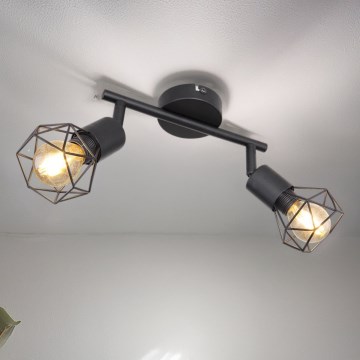 Brilagi - Spotlampa CAGE 2xE14/40W/230V