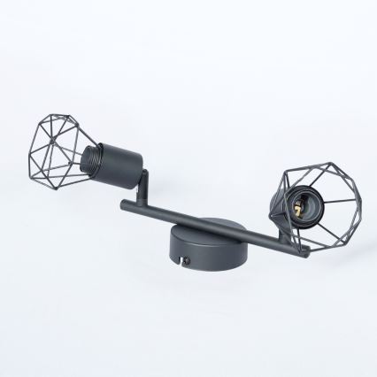 Brilagi - Spotlampa CAGE 2xE14/40W/230V