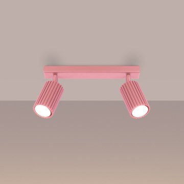 Brilagi - Spotlampa CRESTO 2xGU10/10W/230V rosa