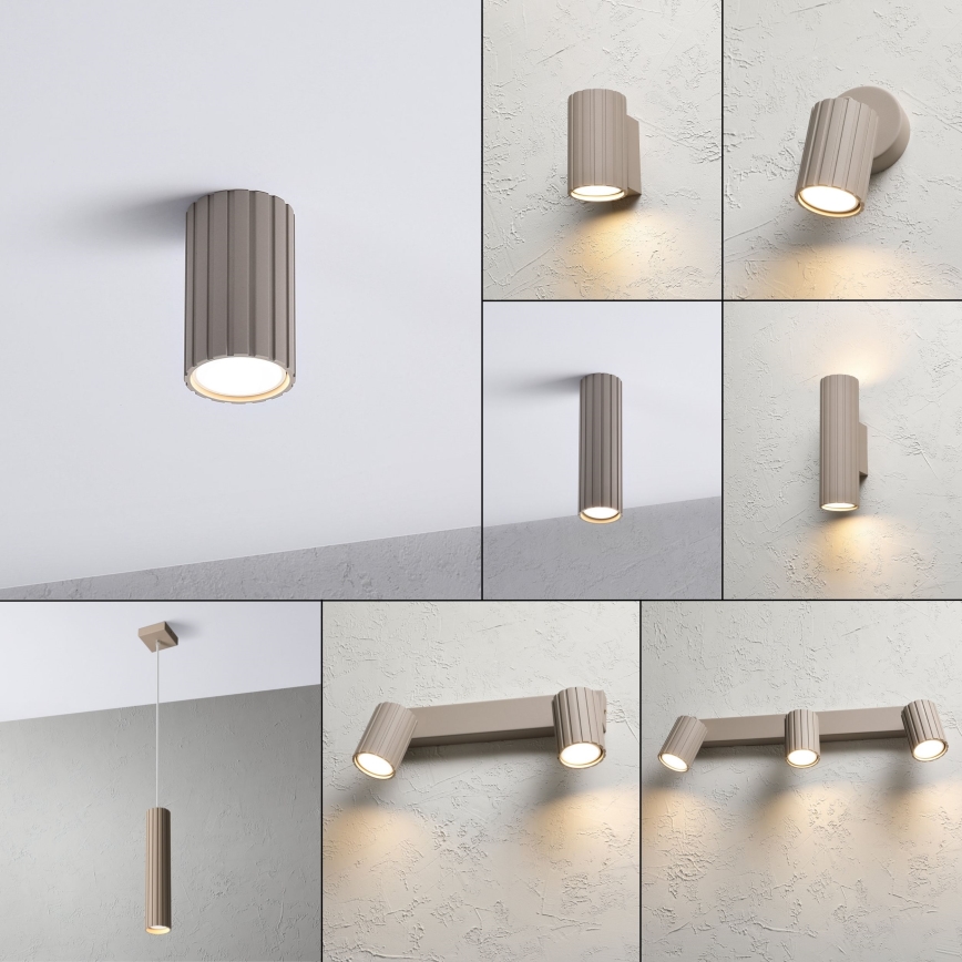 Brilagi - Spotlampa CRISPINA 1xGU10/10W/230V 10 cm beige