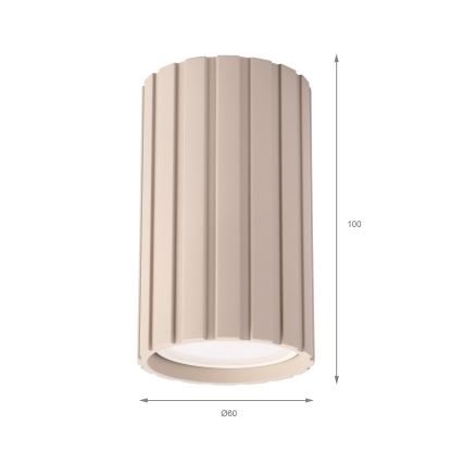 Brilagi - Spotlampa CRISPINA 1xGU10/10W/230V 10 cm beige