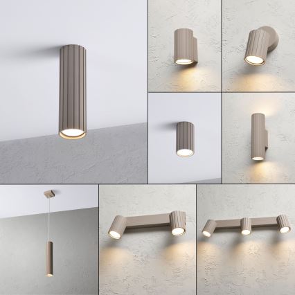 Brilagi - Spotlampa CRISPINA 1xGU10/10W/230V 20 cm beige