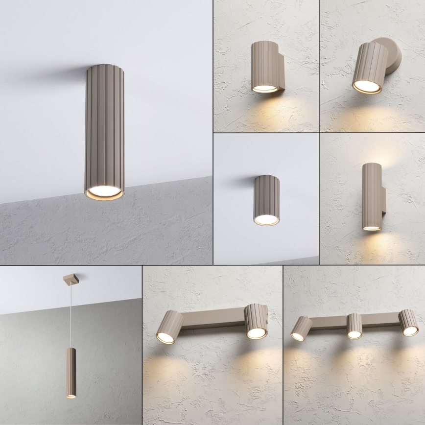 Brilagi - Spotlampa CRISPINA 1xGU10/10W/230V 20 cm beige