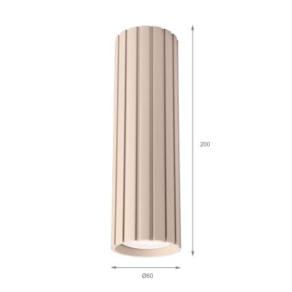 Brilagi - Spotlampa CRISPINA 1xGU10/10W/230V 20 cm beige