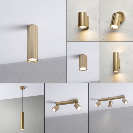 Brilagi - Spotlampa CRISPINA 1xGU10/10W/230V 20 cm guld