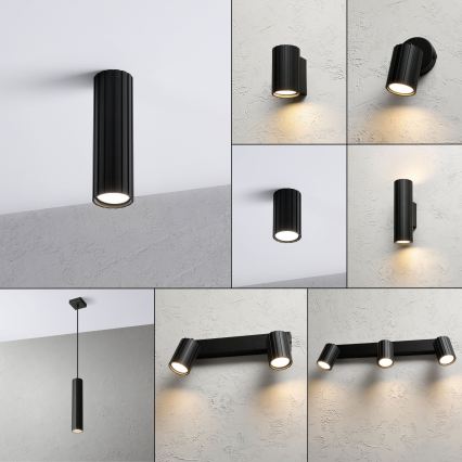 Brilagi - Spotlampa CRISPINA 1xGU10/10W/230V 20 cm svart