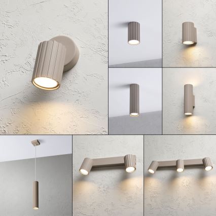 Brilagi - Spotlampa CRISPINA 1xGU10/10W/230V beige