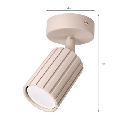 Brilagi - Spotlampa CRISPINA 1xGU10/10W/230V beige