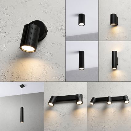 Brilagi - Spotlampa CRISPINA 1xGU10/10W/230V svart