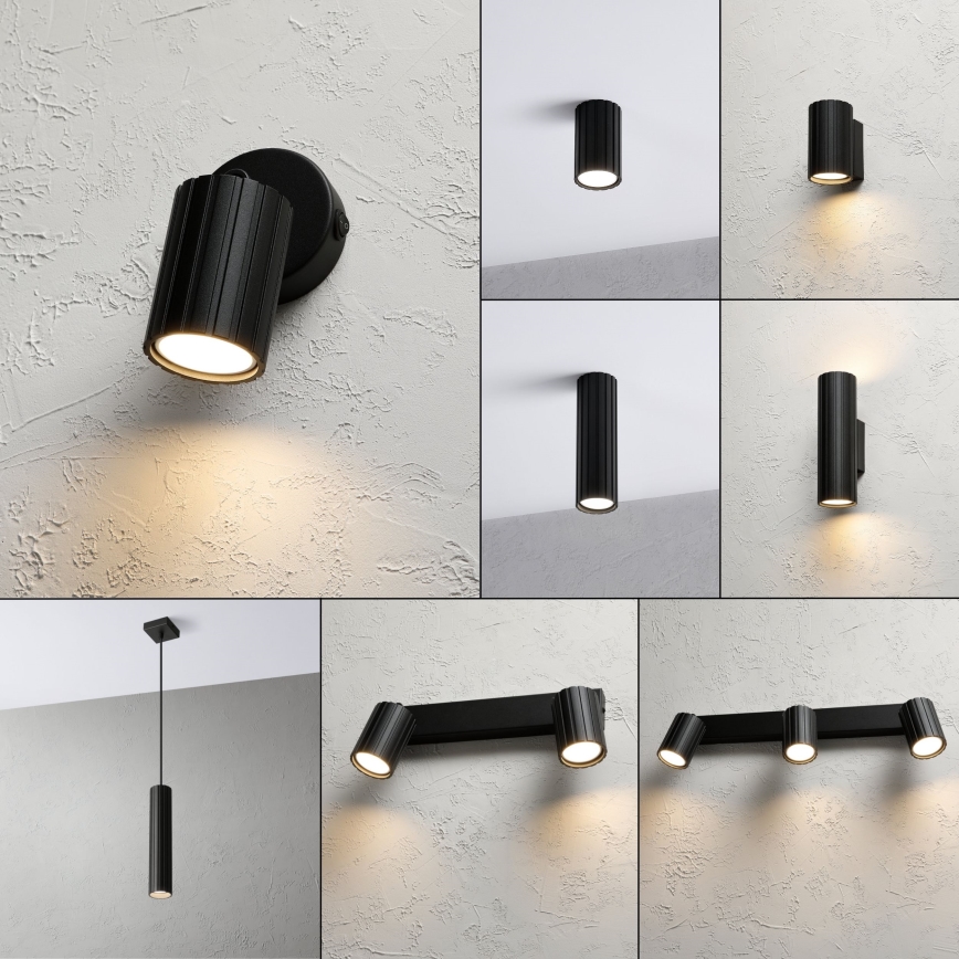 Brilagi - Spotlampa CRISPINA 1xGU10/10W/230V svart
