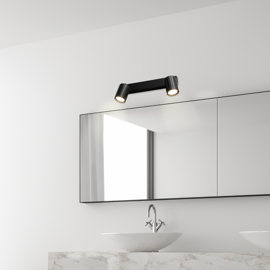 Brilagi - Spotlampa CRISPINA 2xGU10/10W/230V svart