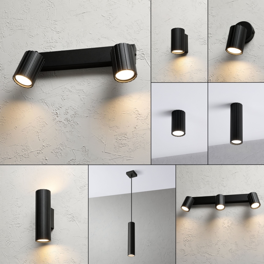 Brilagi - Spotlampa CRISPINA 2xGU10/10W/230V svart
