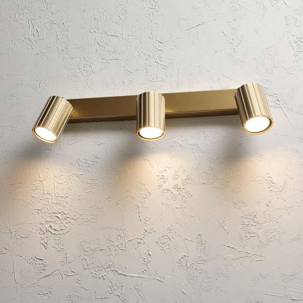 Brilagi - Spotlampa CRISPINA 3xGU10/10W/230V guld