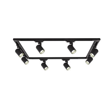 Brilagi - Spotlampa för skensystem HUSKY 8xGU10/10W/230V svart