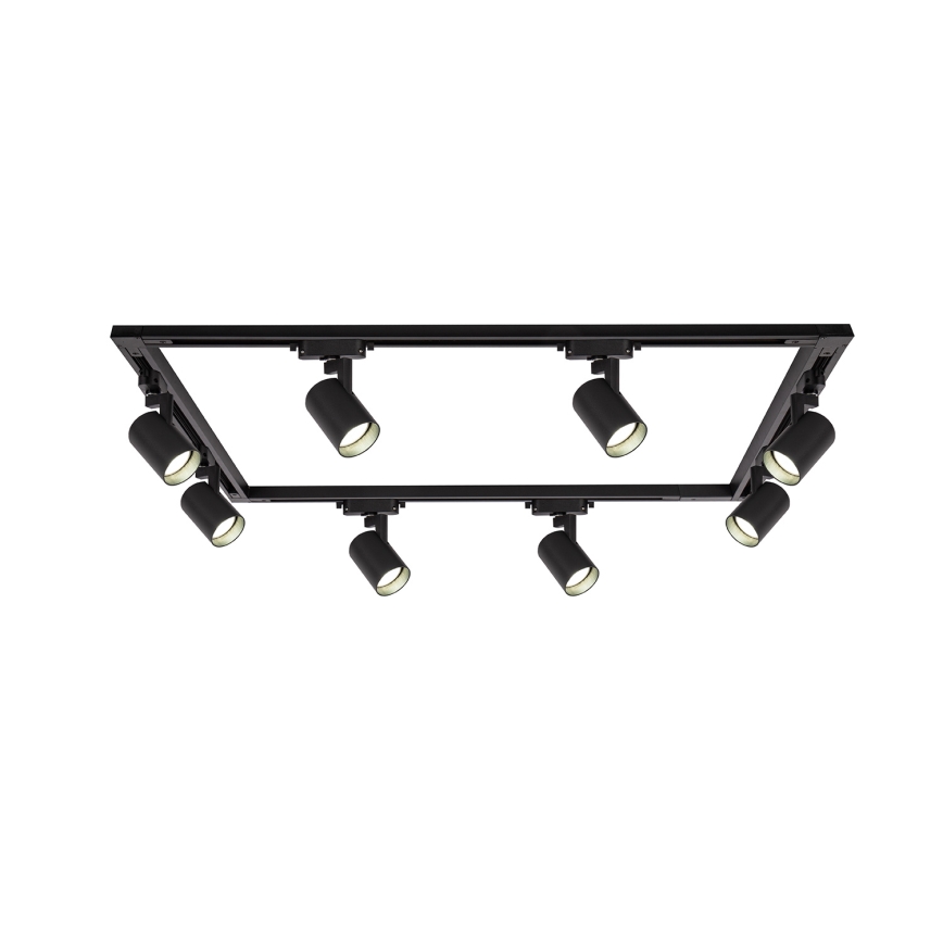 Brilagi - Spotlampa för skensystem HUSKY 8xGU10/10W/230V svart