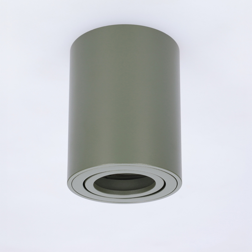 BRILAGI - Spotlampa MIA 1xGU10/30W/230V 100x80 mm mörkgrön