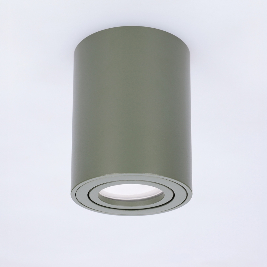 BRILAGI - Spotlampa MIA 1xGU10/30W/230V 100x80 mm mörkgrön