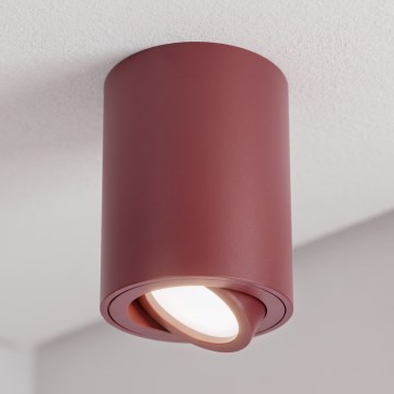 BRILAGI - Spotlampa MIA 1xGU10/30W/230V 100x80 mm vinröd