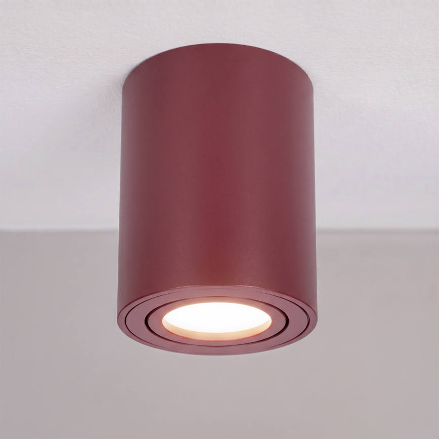 BRILAGI - Spotlampa MIA 1xGU10/30W/230V 100x80 mm vinröd