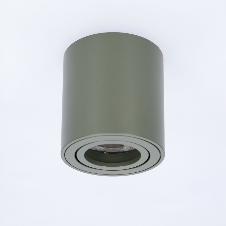 BRILAGI - Spotlampa MIA 1xGU10/30W/230V 84x80 mm mörkgrön