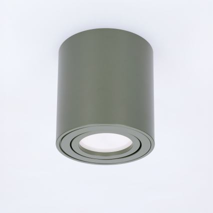 BRILAGI - Spotlampa MIA 1xGU10/30W/230V 84x80 mm mörkgrön