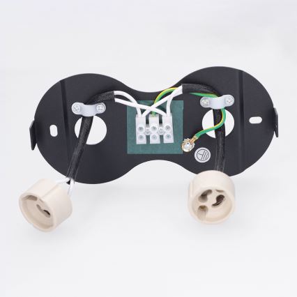 BRILAGI - Spotlampa MIA DOUBLE 2xGU10/30W/230V svart