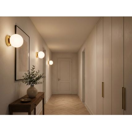 BRILAGI - Spotlampa MILO 1xE27/60W/230V Ø 15 cm, guld