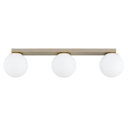 BRILAGI - Spotlampa MILO 3xE27/60W/230V beige/guld