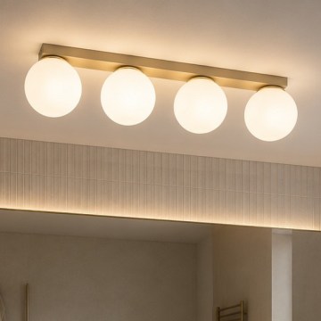 BRILAGI - Spotlampa MILO 4xE27/60W/230V beige/guld