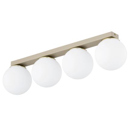 BRILAGI - Spotlampa MILO 4xE27/60W/230V beige/guld