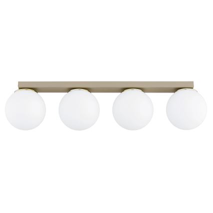 BRILAGI - Spotlampa MILO 4xE27/60W/230V beige/guld