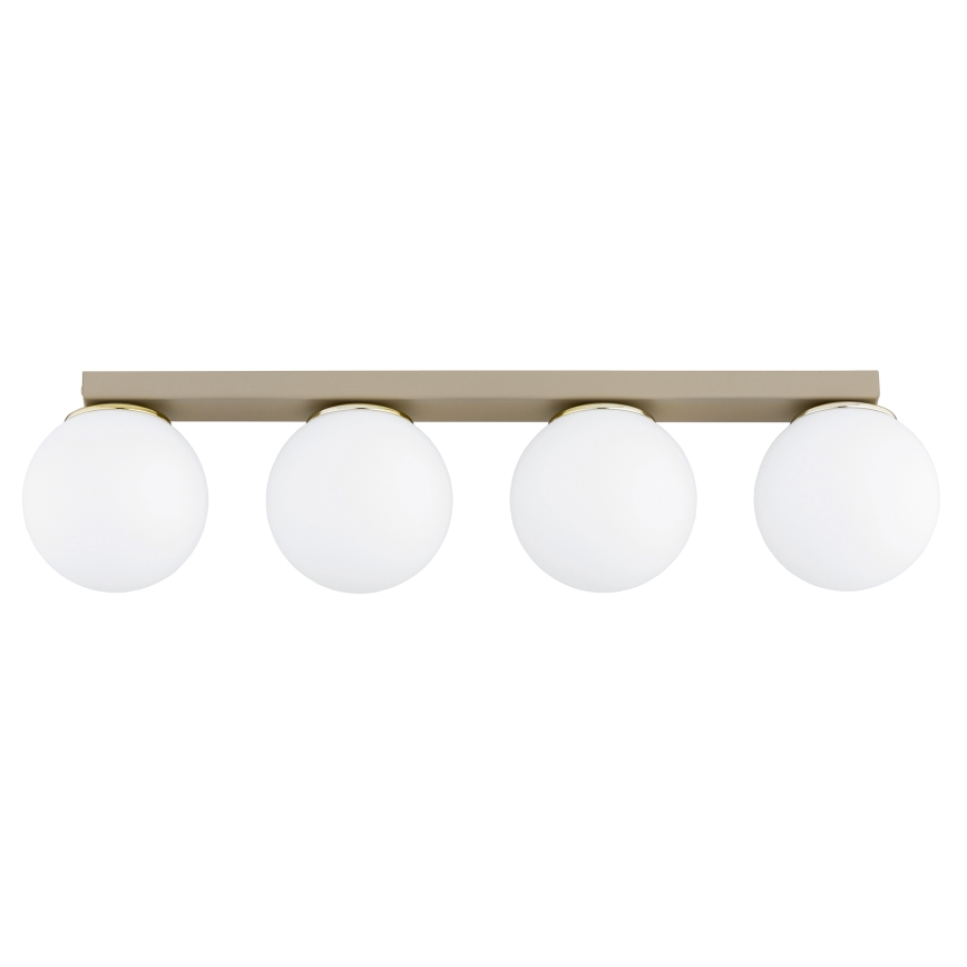 BRILAGI - Spotlampa MILO 4xE27/60W/230V beige/guld