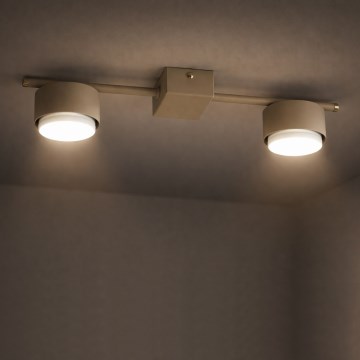 Brilagi - Spotlampa MONO 2xGX53/12W/230V beige