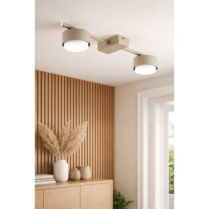 Brilagi - Spotlampa MONO 2xGX53/12W/230V beige