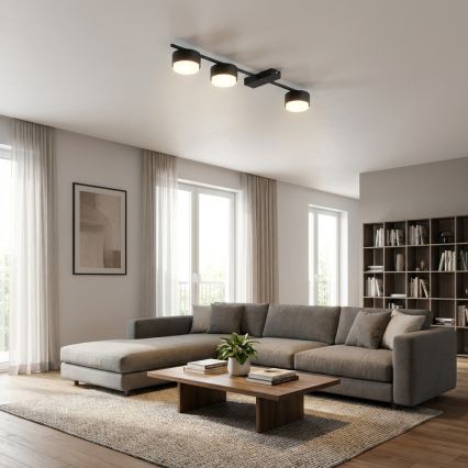 Brilagi - Spotlampa MONO 3xGX53/12W/230V svart