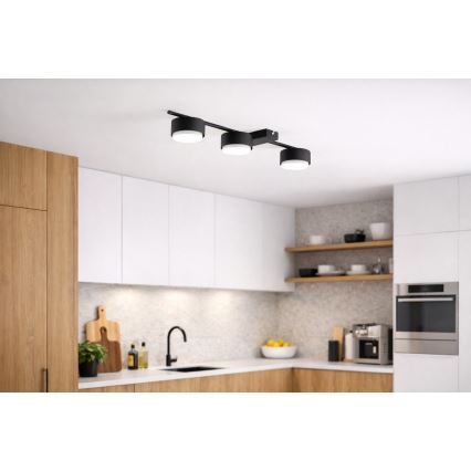 Brilagi - Spotlampa MONO 3xGX53/12W/230V svart