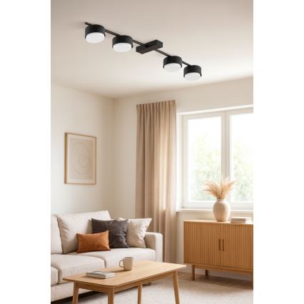 Brilagi - Spotlampa MONO 4xGX53/12W/230V svart