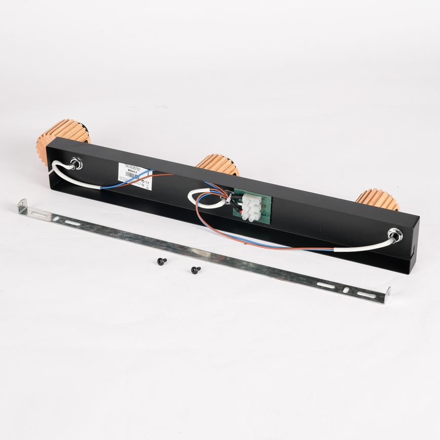 BRILAGI - Spotlampa ODENSE 3xE14/10W/230V trä/svart