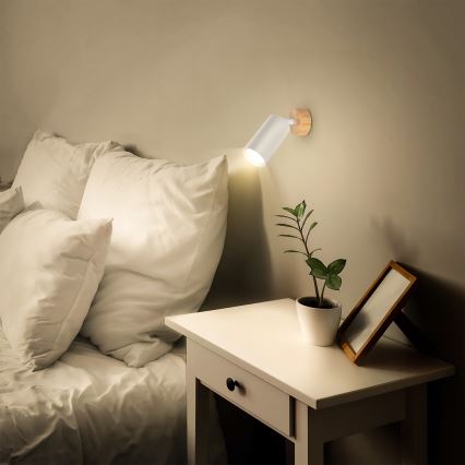 Brilagi - Spotlampa SELE 1xGU10/30W/230V vit/ekdekor