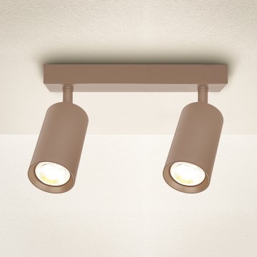 Brilagi - Spotlampa SELE 2xGU10/30W/230V beige